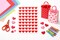 Red Heart Stickers 3/4" – 400 Pack Valentine Stickers for Kids Crafts, Classroom Rewards & Decorations